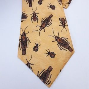 Insectarium Mens 100% Silk Neck Tie